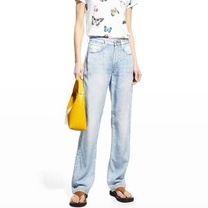 NWT Rag & Bone Alex Liquid High Rise Straight Jeans in Luna